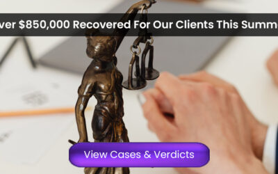 Over $850K recovered for our clients this summer